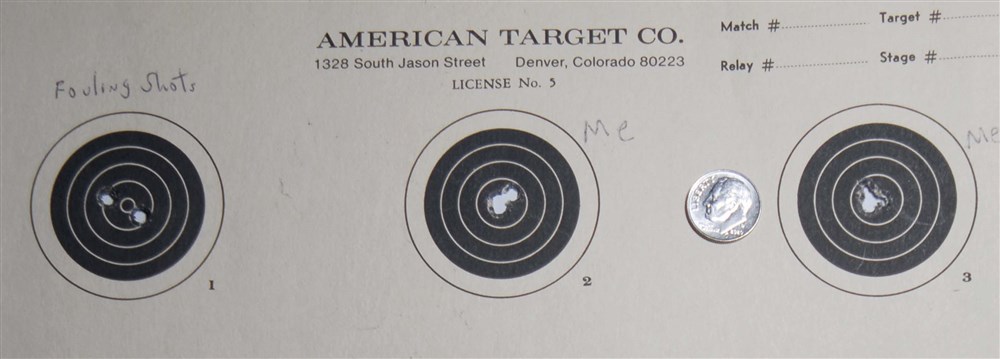 Winchester M52 target top line.