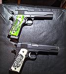 Tisas and Remington 1911s in zombie grips