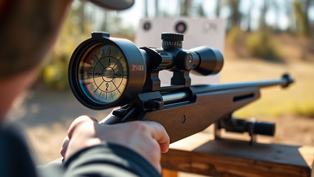 adjust reticle for precision alignment