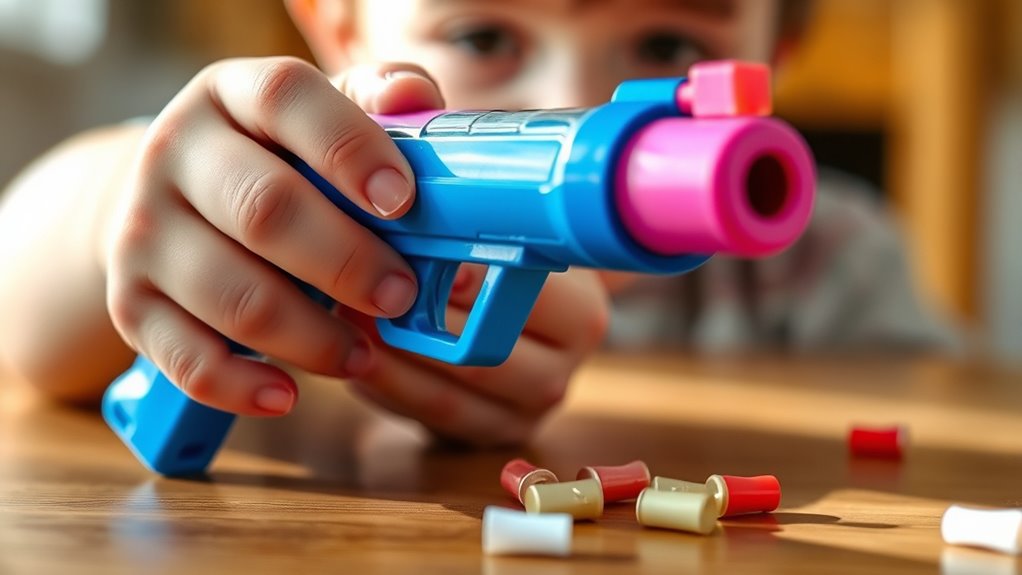 age appropriate cap gun use