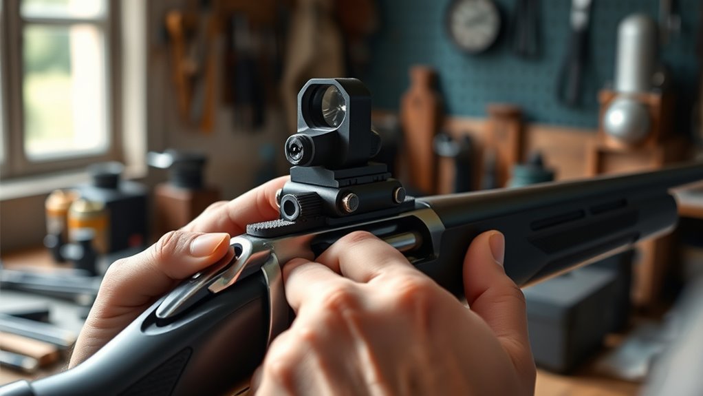 aligning peep sight accurately