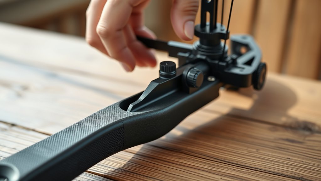 attaching and aligning bow sight