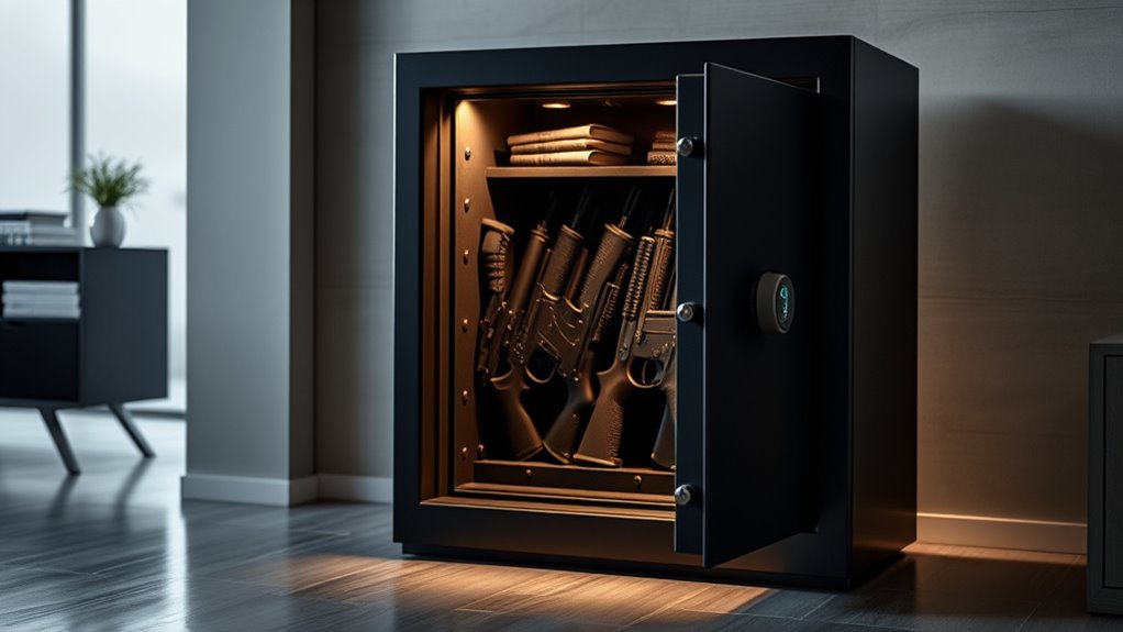 biometric gun safes secure