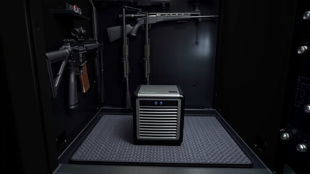 bottom placement promotes airflow