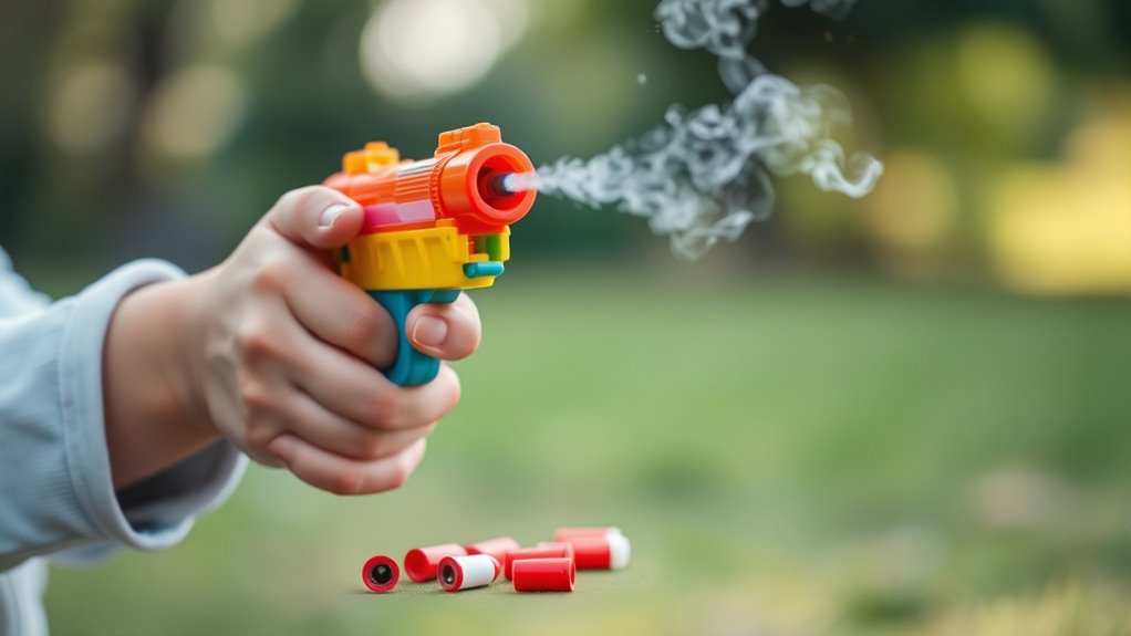cap guns can cause injuries
