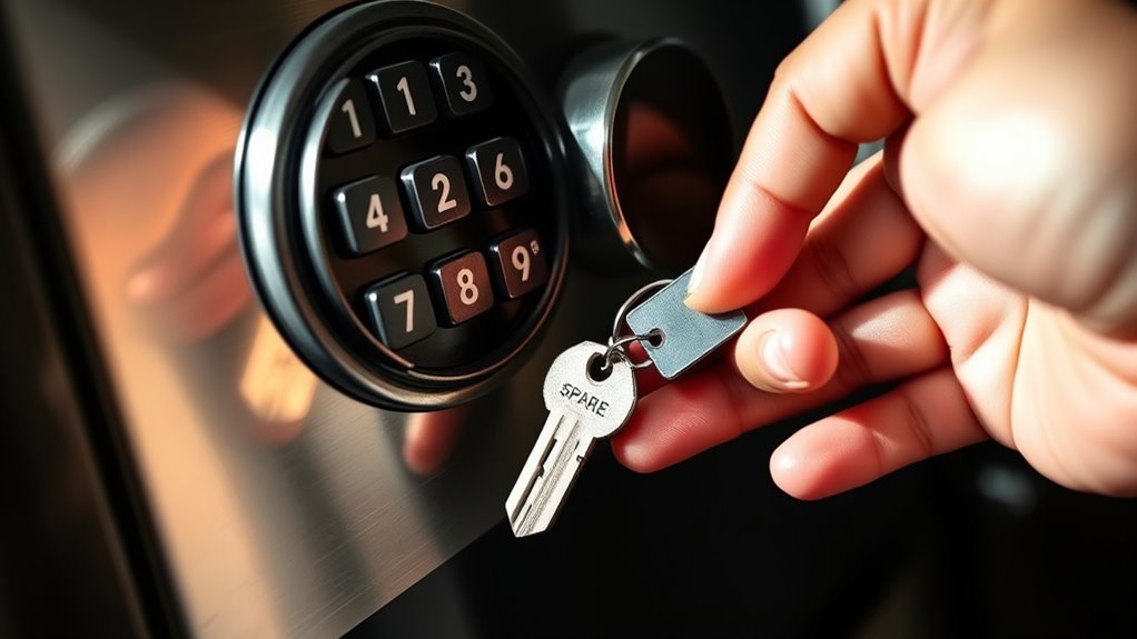 check spare keys first