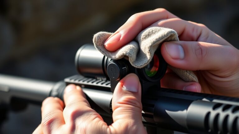 cleaning red dot sight