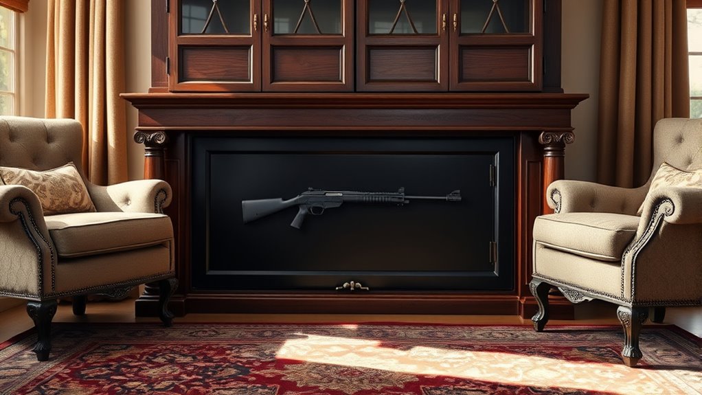 concealment through discreet furniture