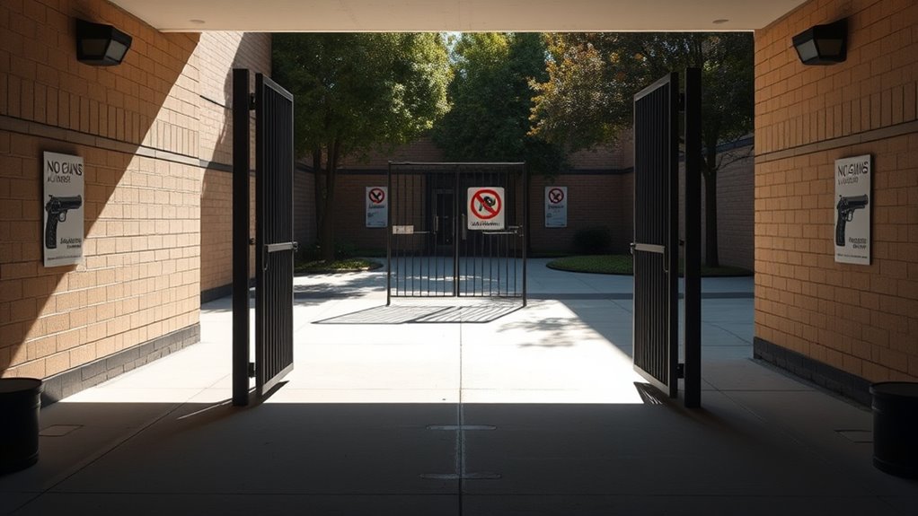designated areas prohibiting firearms