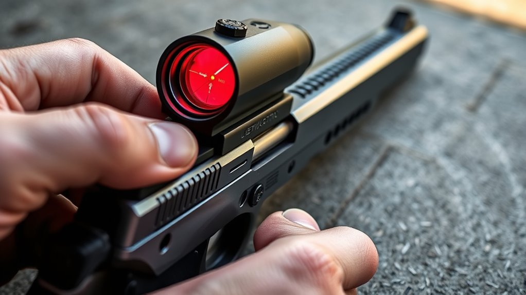 familiarize sight controls quickly