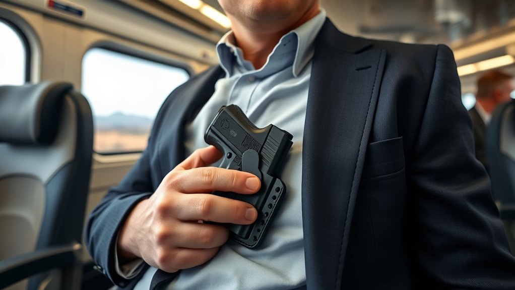 federal law prohibits firearms