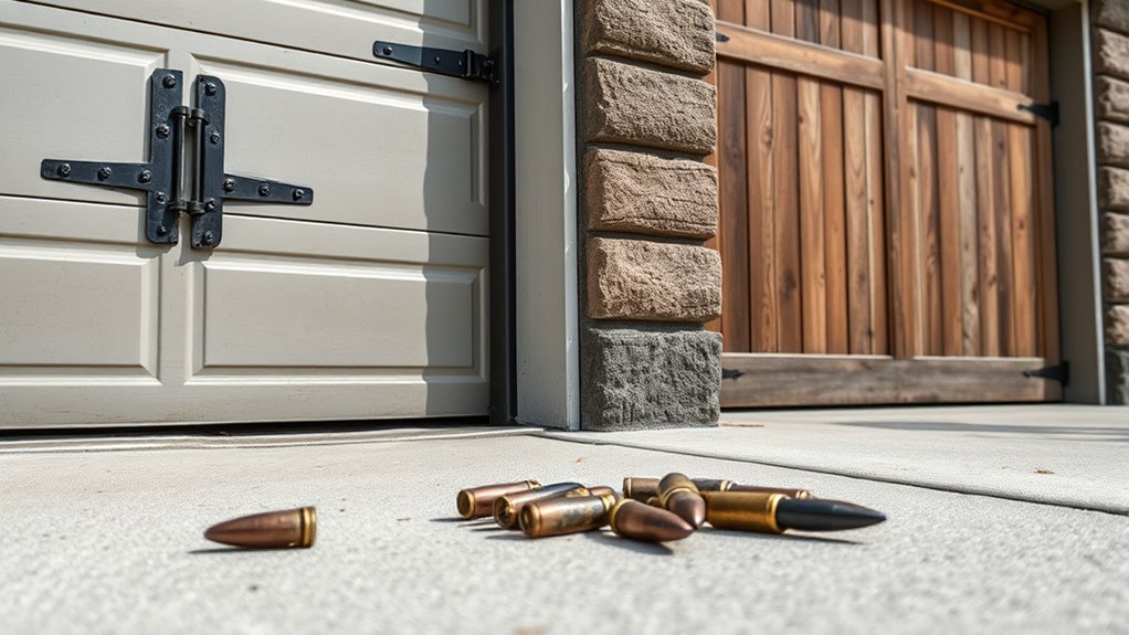 garage door material influences explosives