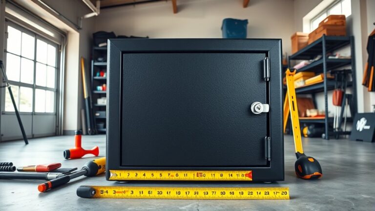 garage gun safe placement