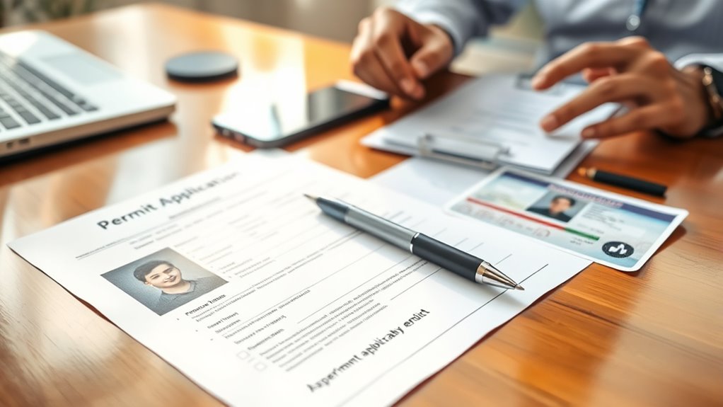 gather documents for permit
