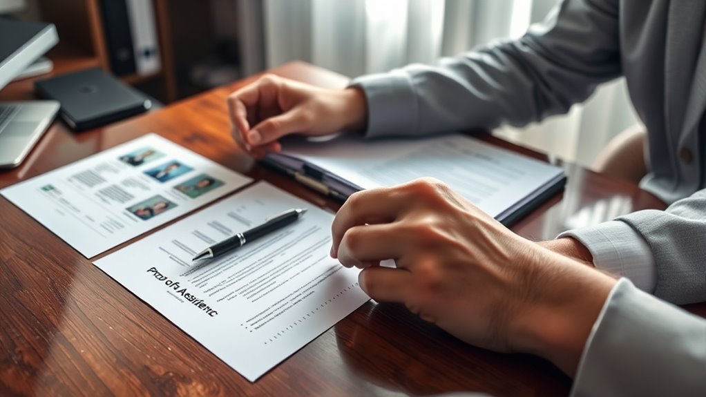 gather necessary application documents