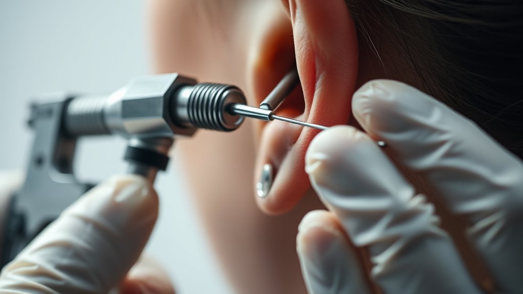 gun crushes needle cuts