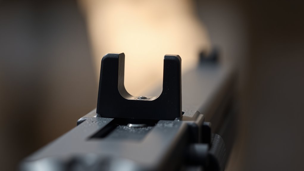 identify front and rear sights