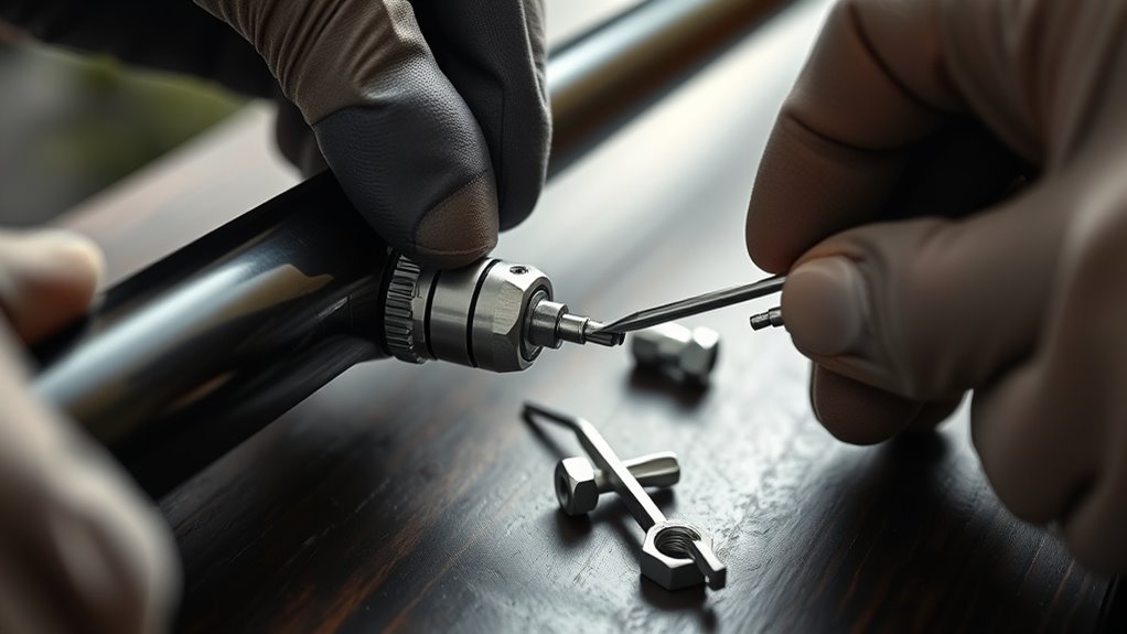 installing peep sight guide