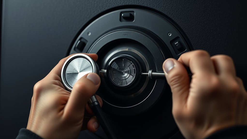 listening for lock clicks