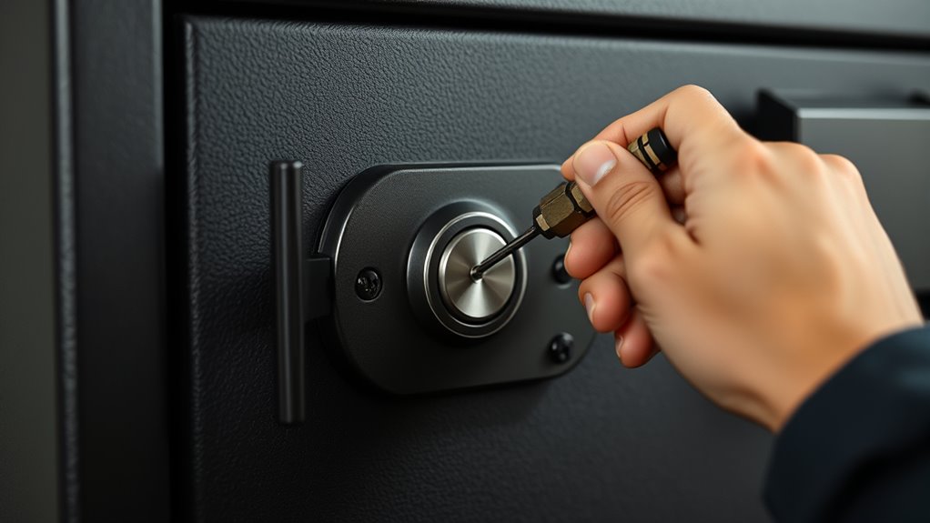 locate safe reset mechanism