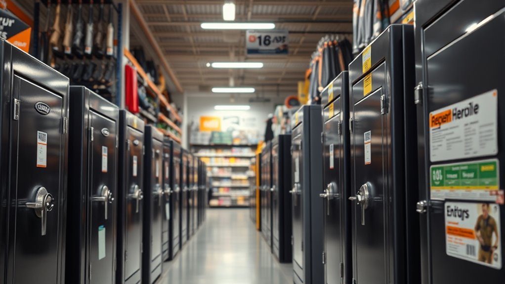 major retailers offer safes