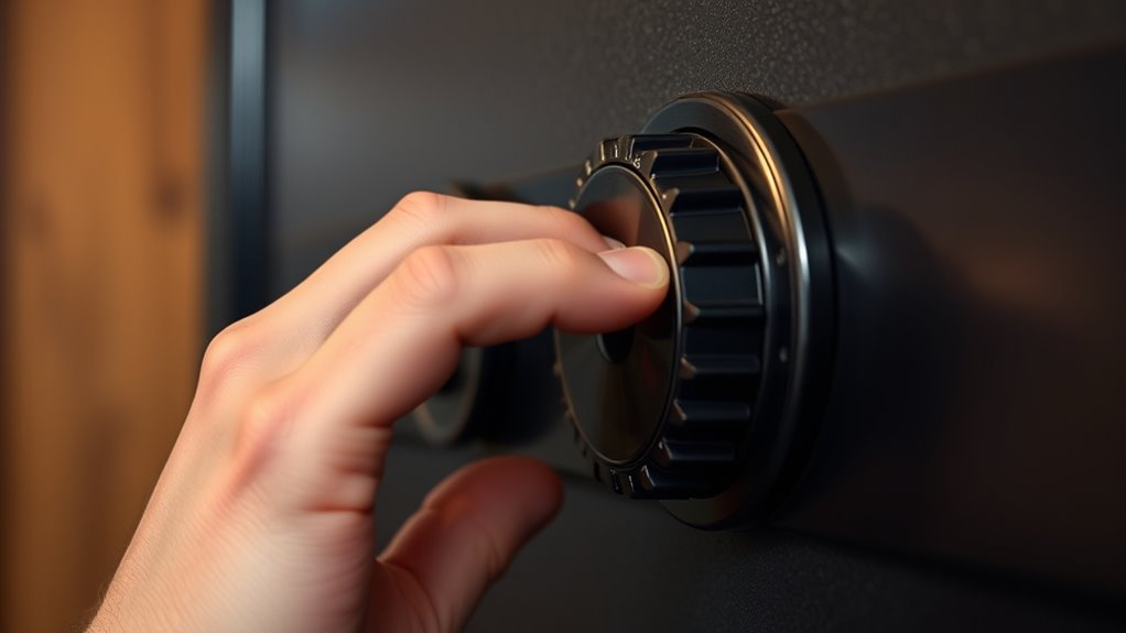 open safe with current combination