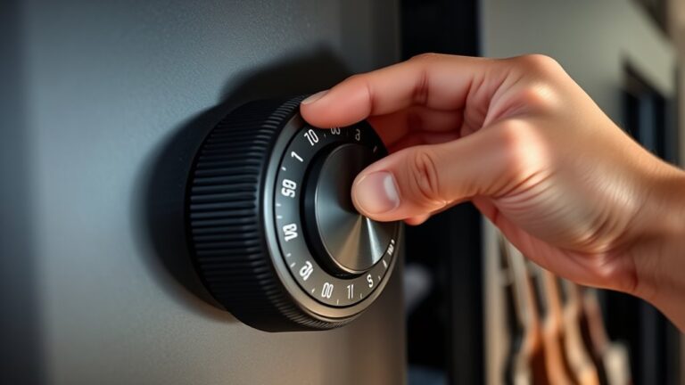 opening gun safe lock