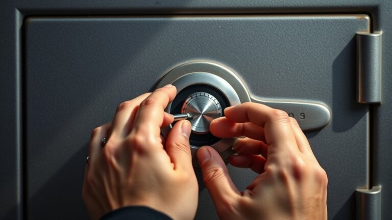 opening safe without key