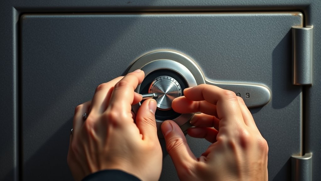 opening safe without key