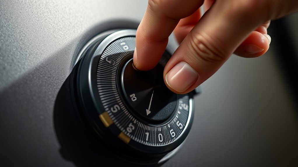 precise dialing ensures safe opening