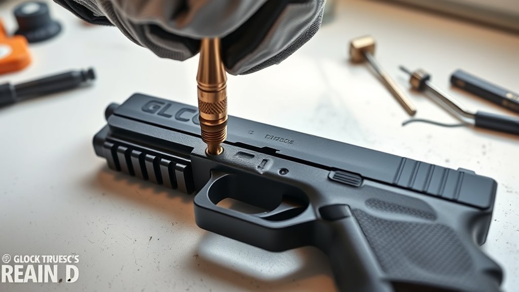 proper glock sight removal
