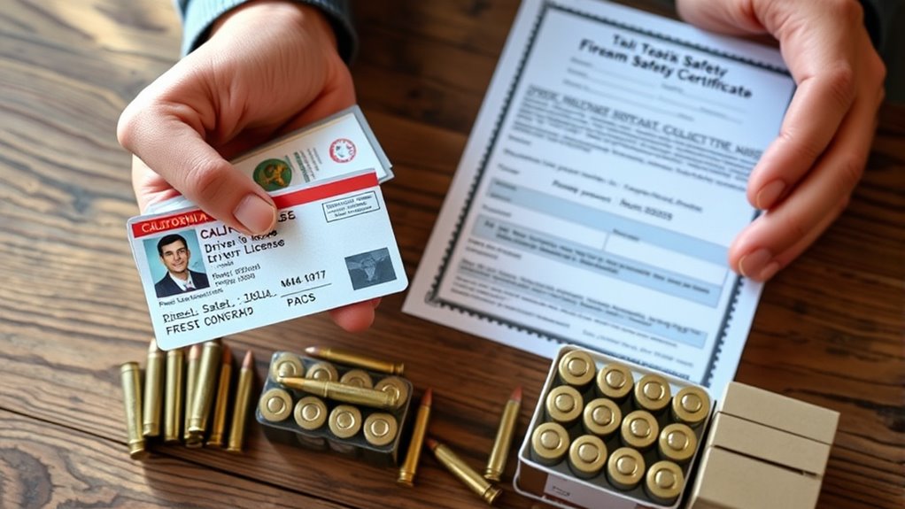 required documents for ammo