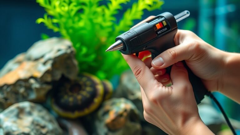 safe aquarium glue application