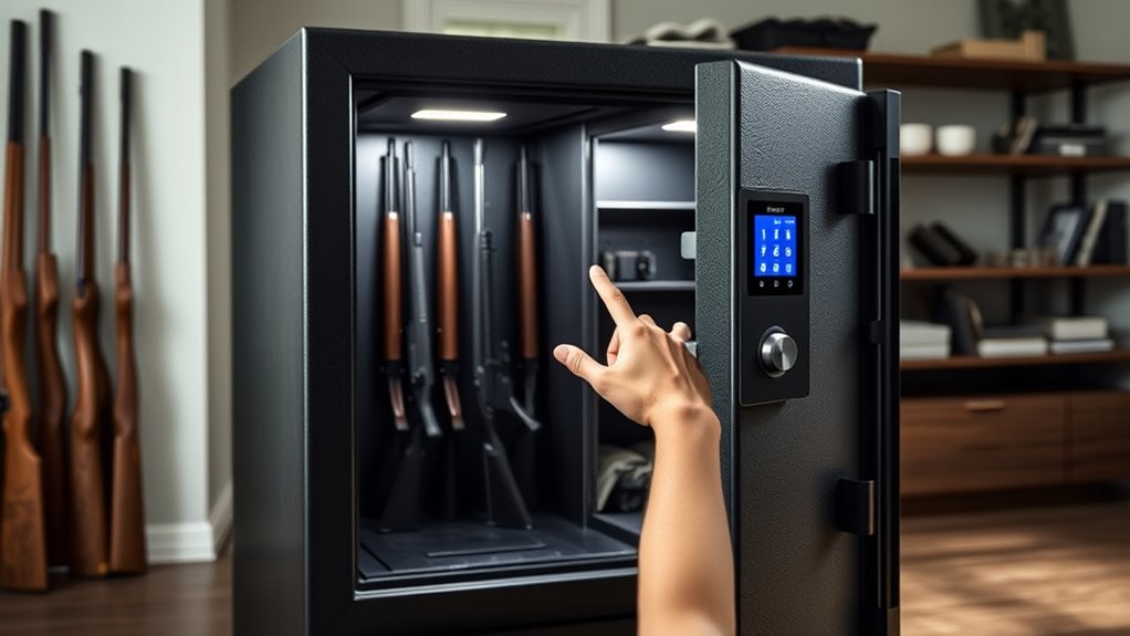 secure accessible firearm storage