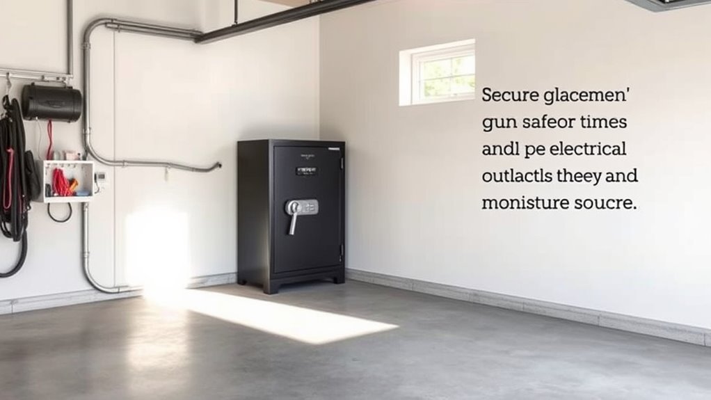secure dry stable location