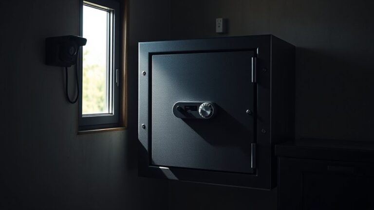secure hidden safe placement