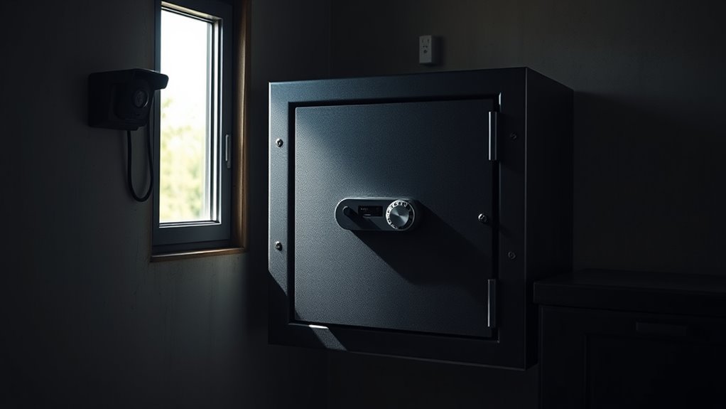 secure hidden safe placement