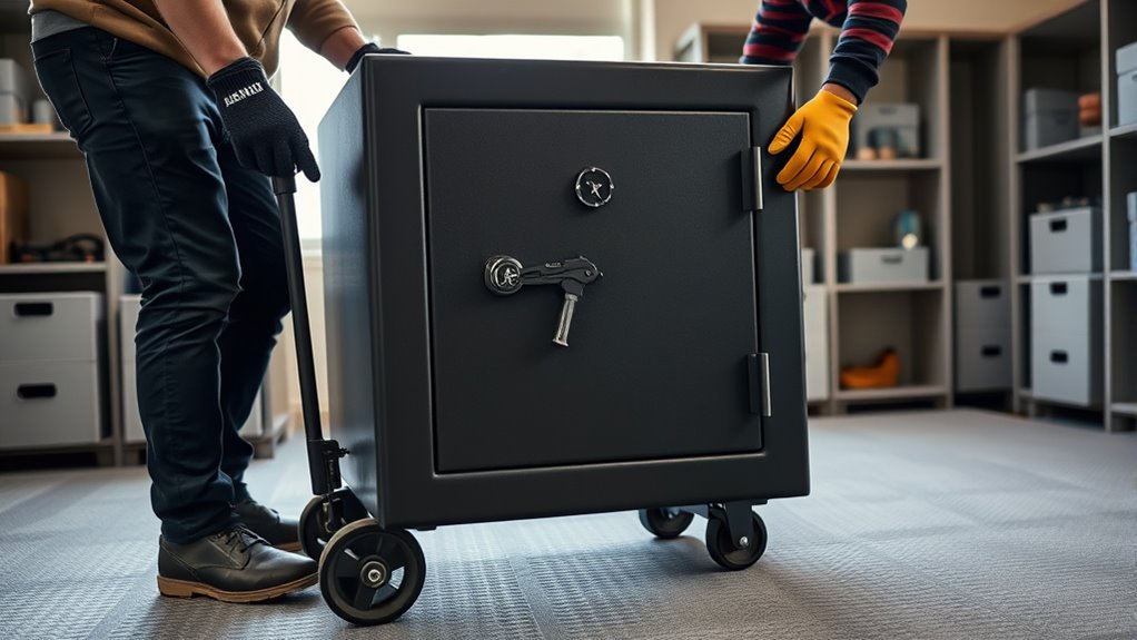 secure organize cushion unload