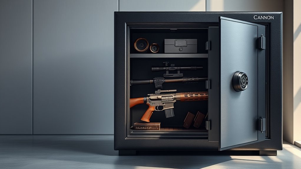 secure organized firearm storage