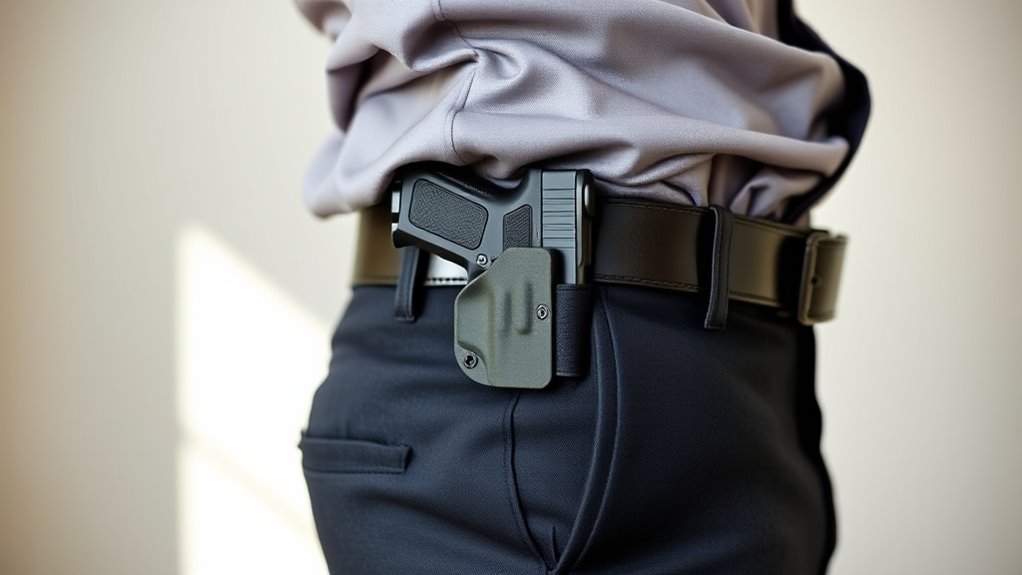 securely attach holster waist