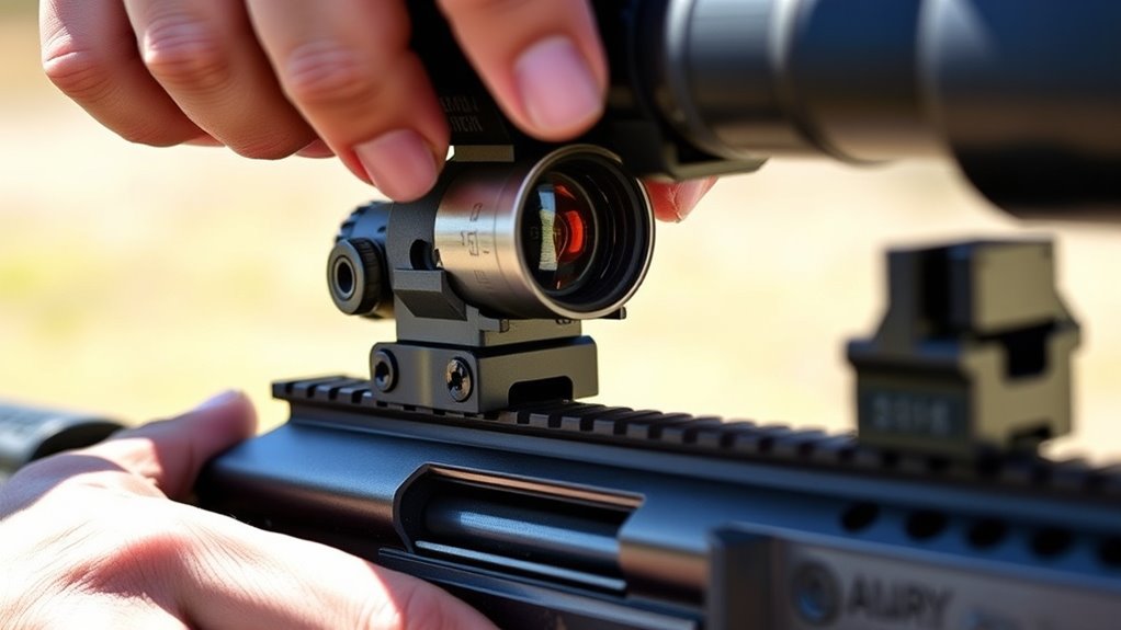 securely mount and align