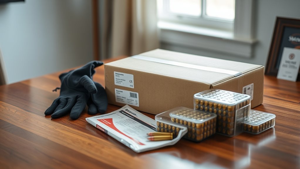securely package and label