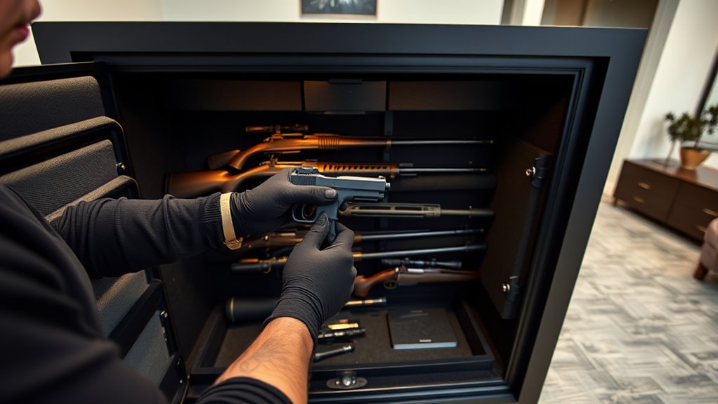 select safe for firearms