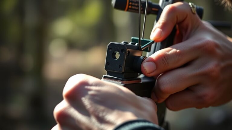 single pin bow sighting
