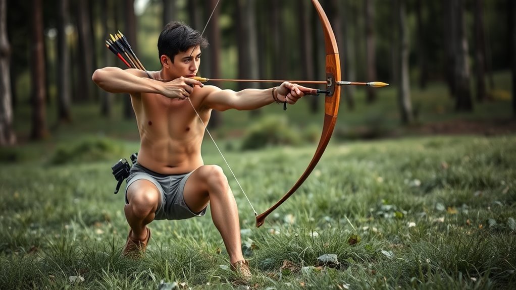 stable aligned shooting stance