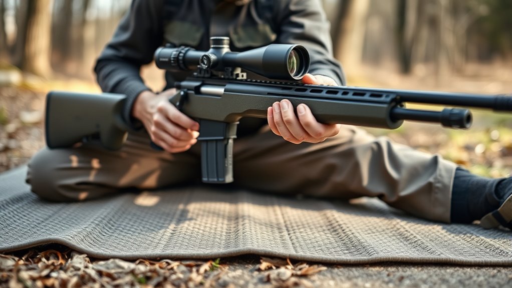stable supported shooting stance