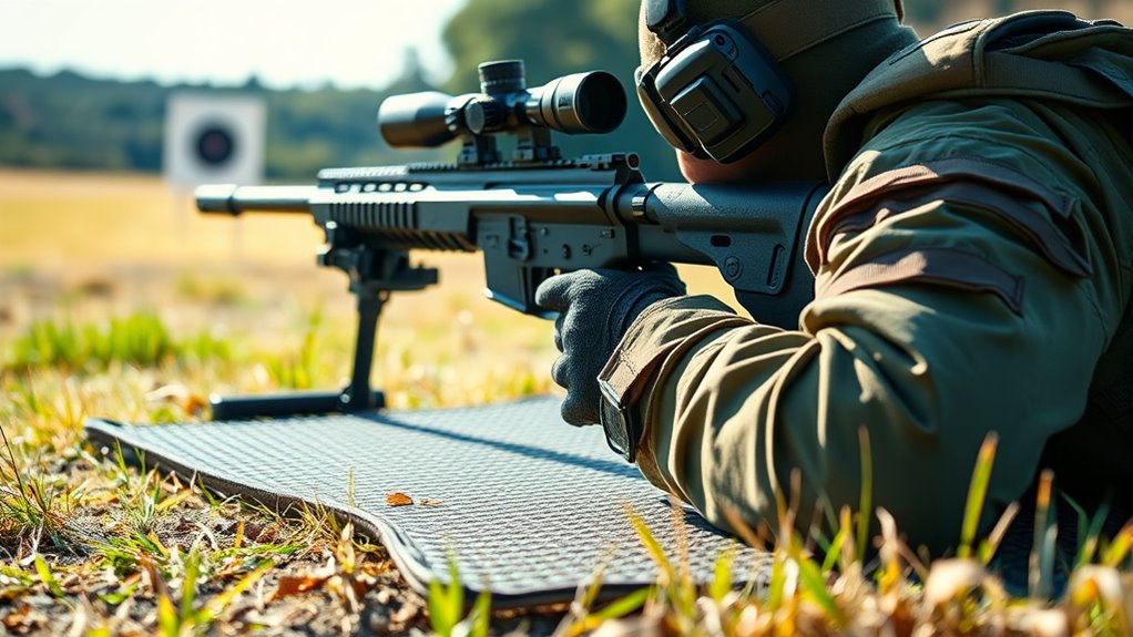 stable supported shooting stance