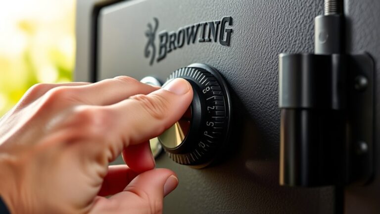 unlocking safe with steps