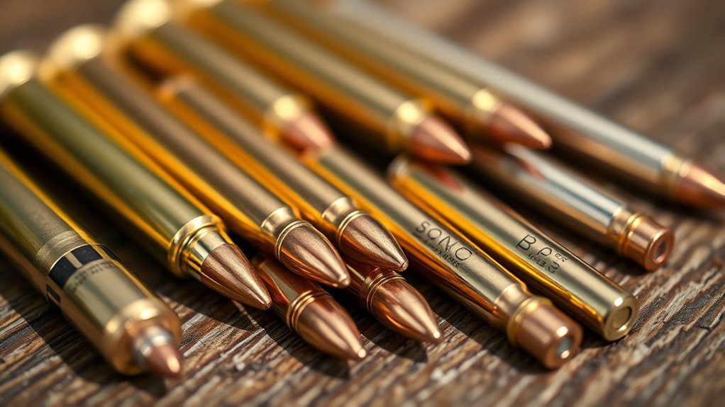 variety of caliber and bullet types